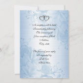 25e Jubileum uitnodiging Blauwe Bloemen (Achterkant)