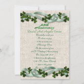 25e Jubileum Uitnodiging Iers thema (Voorkant)