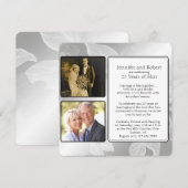 25e jubileum uitnodiging Rosentuin foto's (Voorkant / Achterkant)