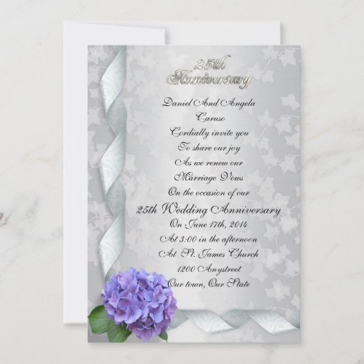 25e Jubileum Uitnodiging tot herroeping (Voorkant)