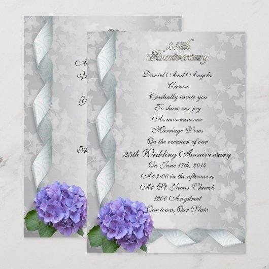 25e Jubileum Uitnodiging tot herroeping (Voorkant / Achterkant)