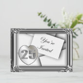 25e Jubileum Uitnodigingen (Staand voorkant)