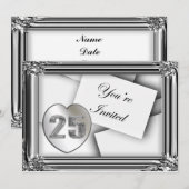 25e Jubileum Uitnodigingen (Voorkant / Achterkant)