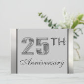 25e Jubileum Uitnodigingen (Staand voorkant)