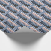 25e Jubileum van de coördinaten Cadeaupapier (Hoek)