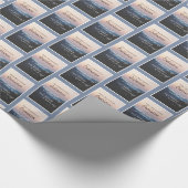 25e Jubileum van de coördinaten Cadeaupapier (Hoek)