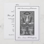 25e Jubileum van de Eerste Orde Jubilee Uitnodigin Kaart (Voorkant / Achterkant)