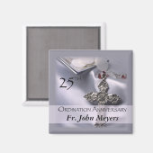 25e Jubileum van de Ordening dwars Gastheer Magneet (Voorkant / Achterkant)