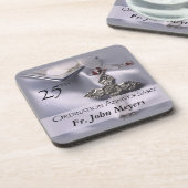 25e Jubileum van de Ordening dwars Gastheer Onderzetter (Linkerzijde)