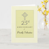 25e Jubileum van de Pristorde, kruis Kaart (Gele Bloem)