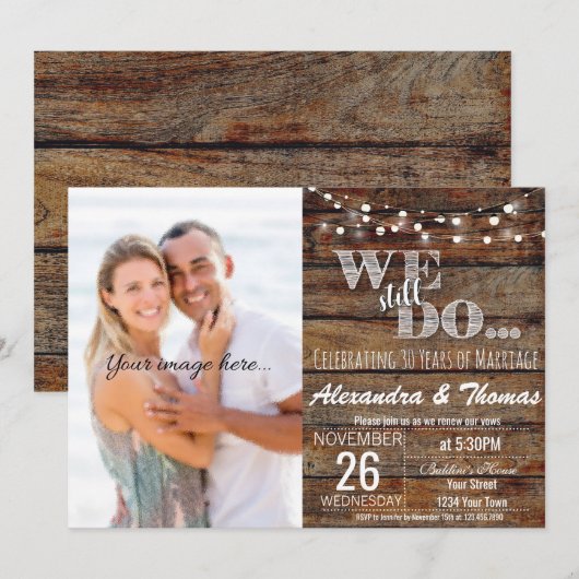 25e Jubileum van het huwelijk, we doen nog steeds  Kaart (Voorkant / Achterkant)