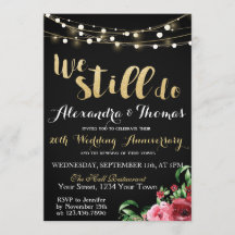 25e Jubileum van het huwelijk, we doen nog steeds 