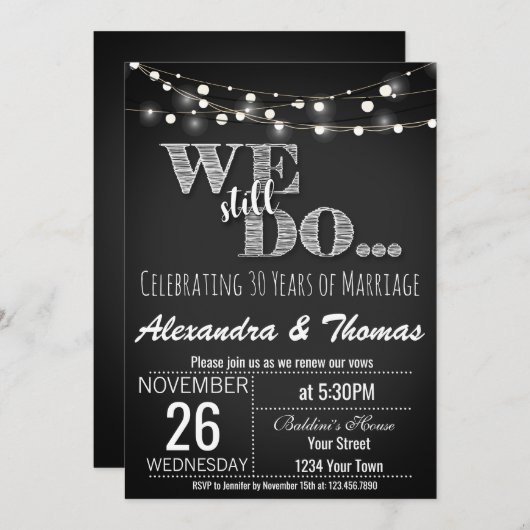 25e Jubileum van het huwelijk, we doen nog steeds Kaart (Voorkant / Achterkant)