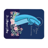 25e Jubileum van het religieuze leven Nun roze ven Magneet (Horizontaal)