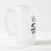 25e Jubileum voor weddenschap Glass Beer Mok Gift (Links)