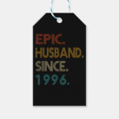 25e Jubileum voor weddenschappen Gift Him Epic Hus Cadeaulabel (Voorkant)