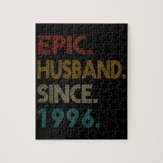 25e Jubileum voor weddenschappen Gift Him Epic Hus Legpuzzel (Verticaal)