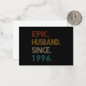 25e Jubileum voor weddenschappen Gift Him Epic Hus Notitiekaartje (Voorkant / Achterkant in situ)