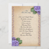 25e Jubileum vow vernieuwing hydrangea floral Kaart (Voorkant)