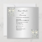 25e Jubileum White Silver Pearl Jewel 2 Kaart (Achterkant)