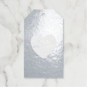 25e Jubileum Zilver Cadeaulabels (Voorkant)