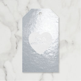 25e Jubileum Zilver Cadeaulabels