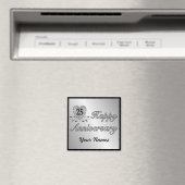 25e Jubileum - Zilver Magneet (Insitu (Vaatwasser))