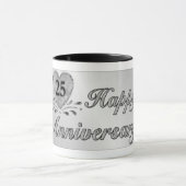 25e Jubileum - Zilver Mok (Midden)