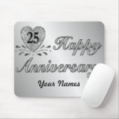25e Jubileum - Zilver Muismat (Met muis)