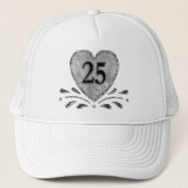 25e Jubileum - Zilver Trucker Pet (Voorkant)