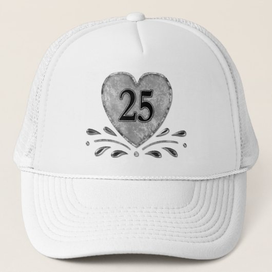 25e Jubileum - Zilver Trucker Pet (Voorkant)