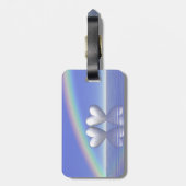 25e Jubileum Zilverharding Bagagelabel (Achterkant verticaal)