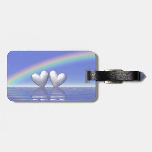 25e Jubileum Zilverharding Bagagelabel (Achterkant horizontaal)