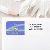 25e Jubileum Zilverharding Etiket (Insitu)