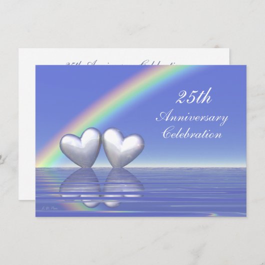 25e Jubileum Zilverharding Kaart (Voorkant / Achterkant)