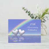 25e Jubileum Zilverharding Kaart (Staand voorkant)