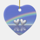 25e Jubileum Zilverharding Keramisch Ornament (Achterkant)