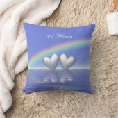 25e Jubileum Zilverharding Kussen (Deken)