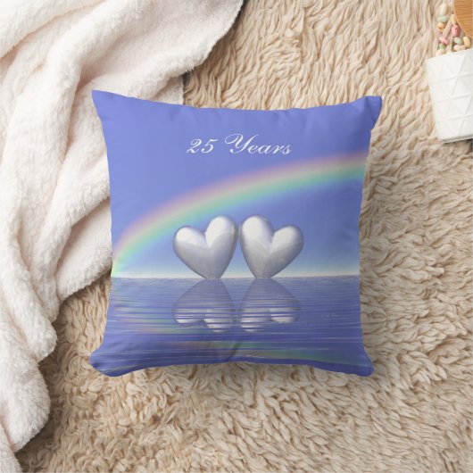 25e Jubileum Zilverharding Kussen (Deken)