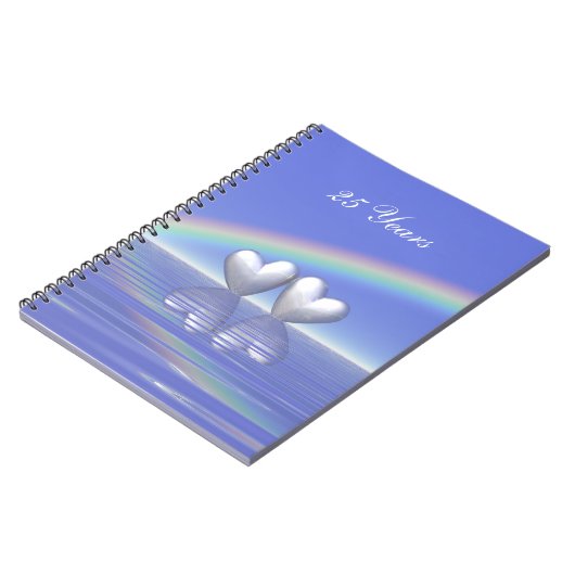 25e Jubileum Zilverharding Notitieboek (Linkerzijde)