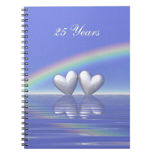 25e Jubileum Zilverharding Notitieboek (Voorkant)