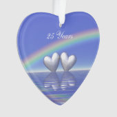 25e Jubileum Zilverharding Ornament (voorkant)