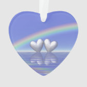 25e Jubileum Zilverharding Ornament (achterkant)