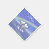 25e Jubileum Zilverharding Servetten (Hoek)