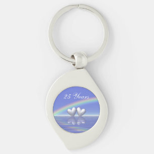 25e Jubileum Zilverharding Sleutelhanger