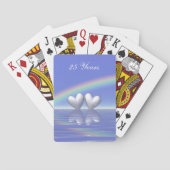 25e Jubileum Zilverharding Speelkaarten (Achterkant)