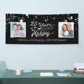 25e Jubileum zwart & zilver, foto's & nu Spandoek (Beurs)