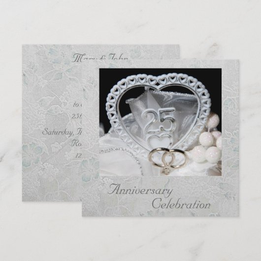 25e jubileumviering kaart (Voorkant / Achterkant)