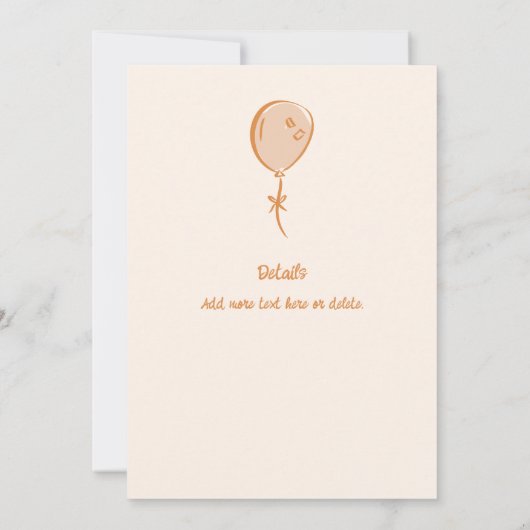 25e kleurrijke Doodles verjaardagsfeestje Kaart (Achterkant)