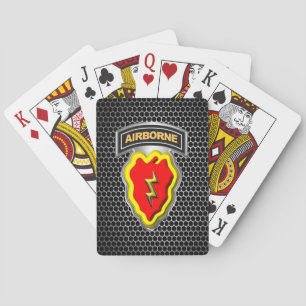 25e Luchtlandingsdivisie Infanterie Pokerkaarten